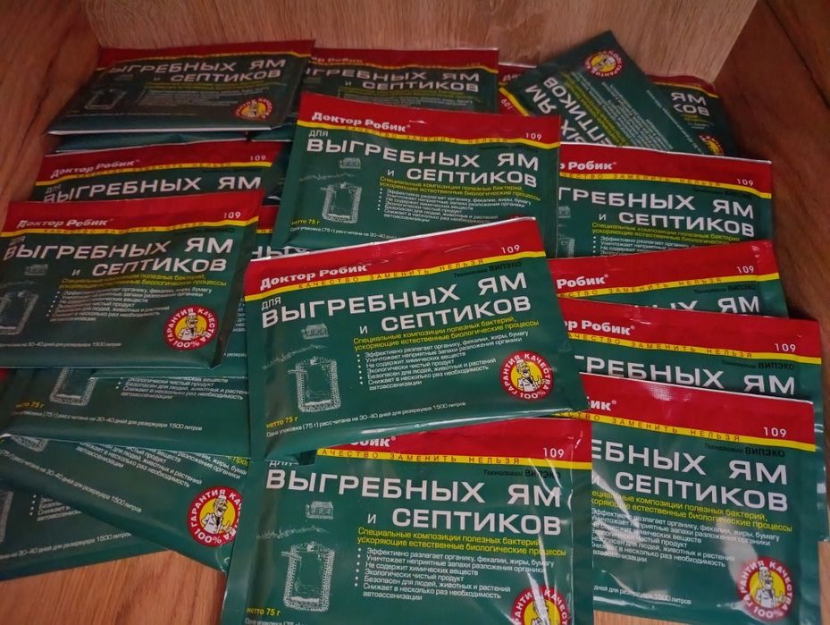 Биосептик для септиков 1 уп х 75 г Доктор Робик 109