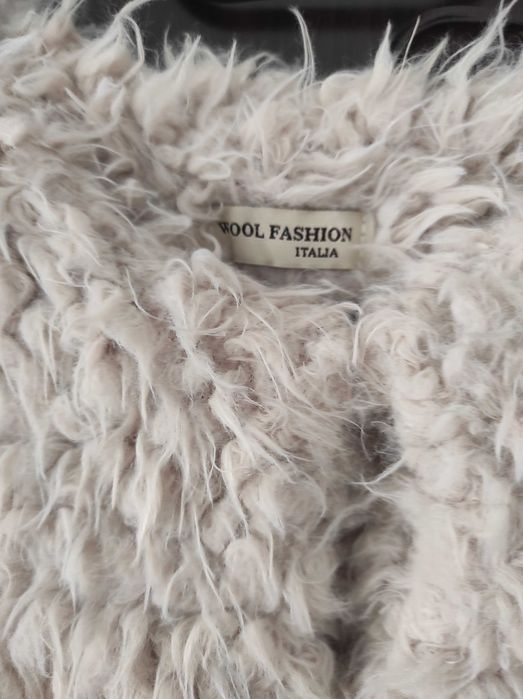 Vestă crem blăniță- mărime universală