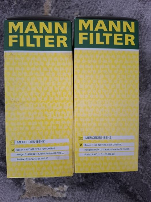 Set 2 Filtre de Ulei HU 727/1x