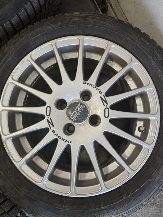 15" OZ 4x100 със зимни гуми