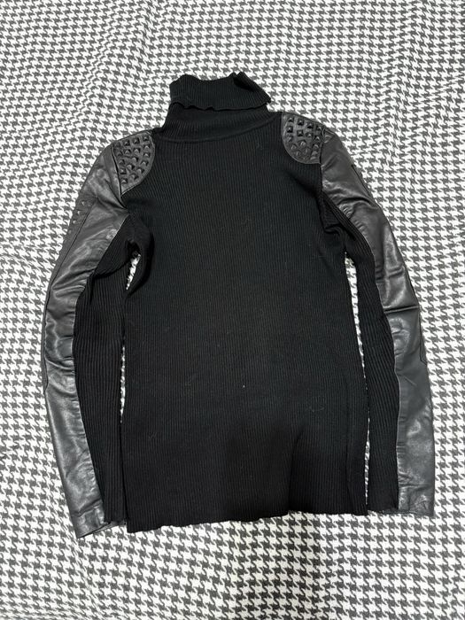 Кожанная водолазка