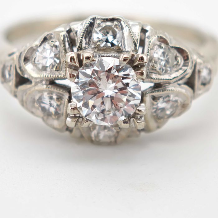 Inel 14k diamante naturale 0,86ct