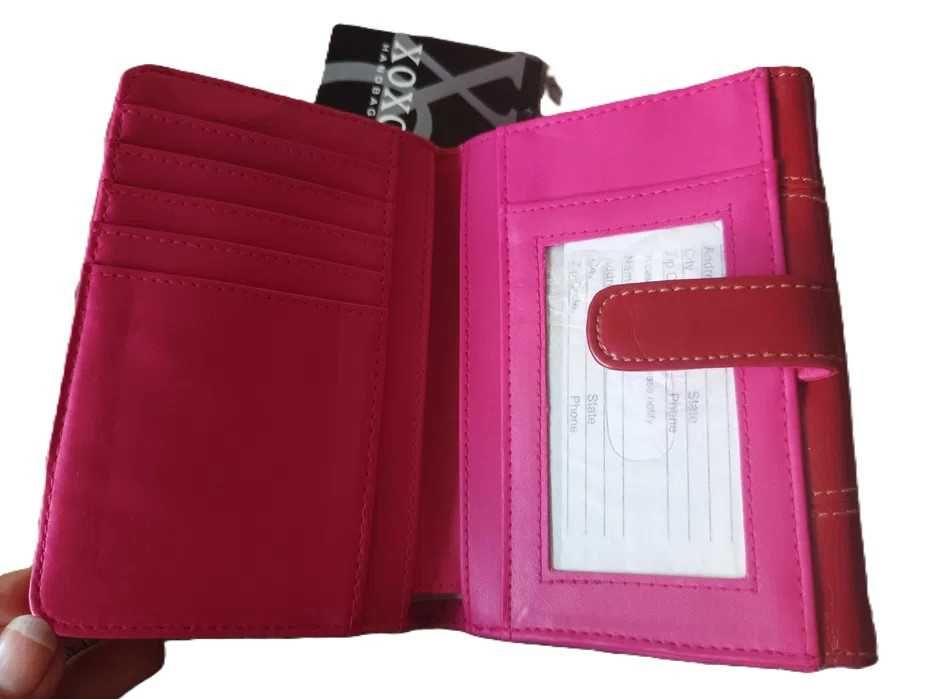 Дамско портмоне ново ХОХО и Калъф за паспорт естествена кожа нов