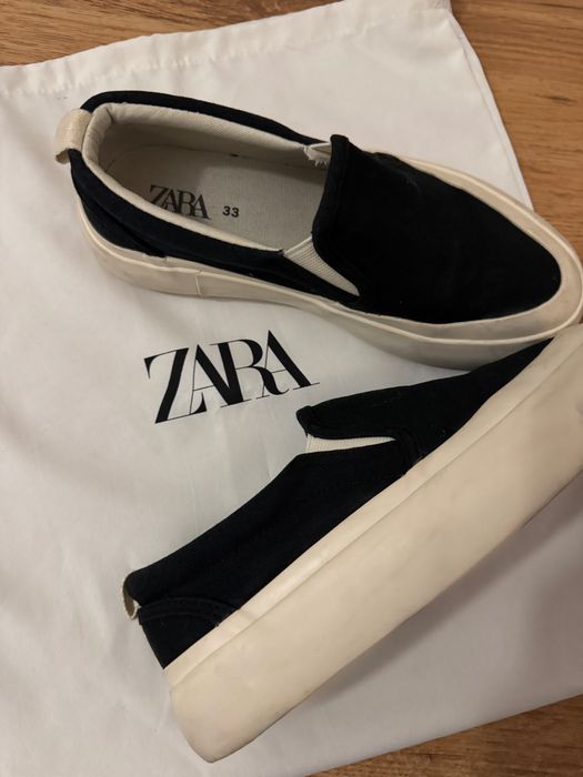 Zara детски боти в черен цвят и обувки,тип мокасини 30,33номер