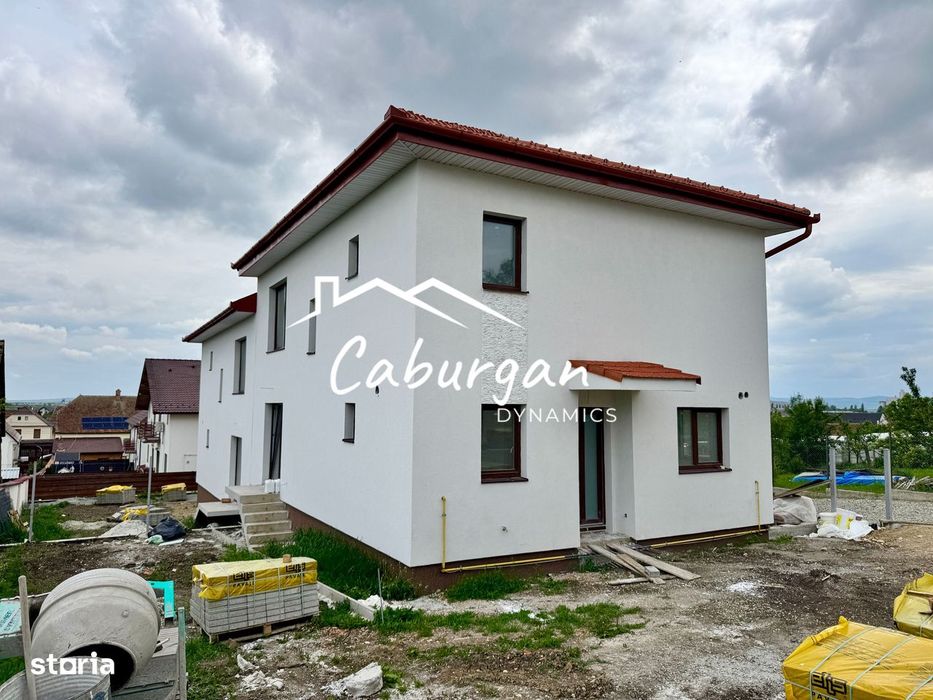 Duplex cu 4 camere, 120mp utili, 300mp teren, Sura Mica