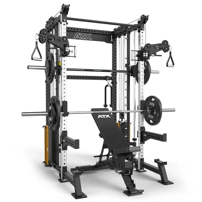 Half Rack Кросоувър Станция 2 х 90 кг и Смит Машина / Фитнес Уред