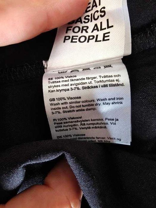 Rochie lunga neagra mas L