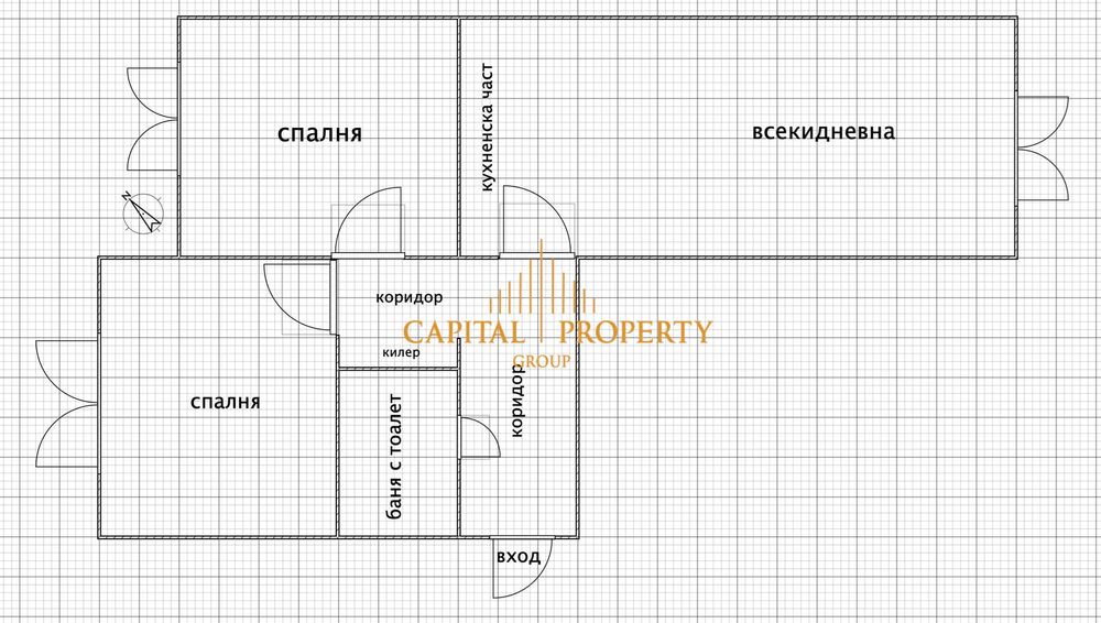 Тристаен апартамент, Владиславово, Варна