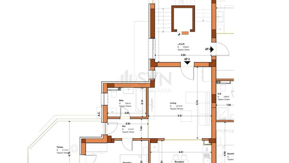 Tineretului Unirii 2 Camere cu Terasa in Bloc Boutique
