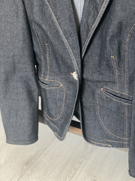 Sacou jeans model Massimo Dutti