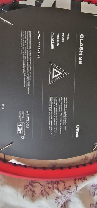 Vand racheta Wilson Clash 98 v2.0 originala sigilată racordata prof