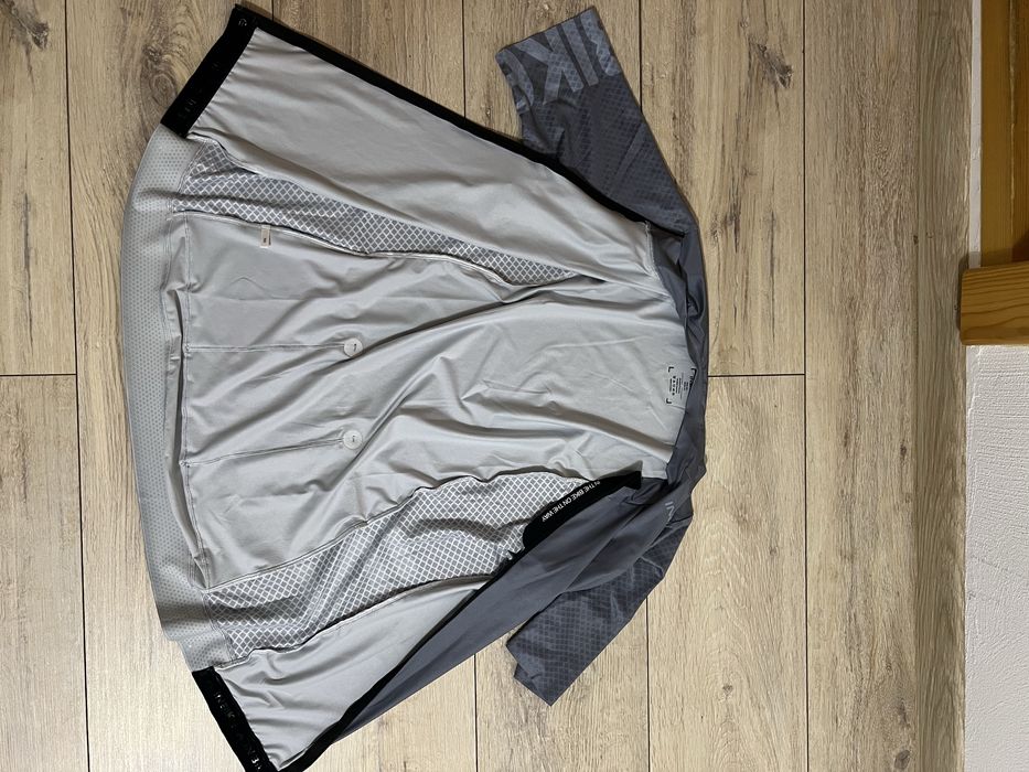 INBIKE tricou ciclism damă L gri, fermoar integral, nou