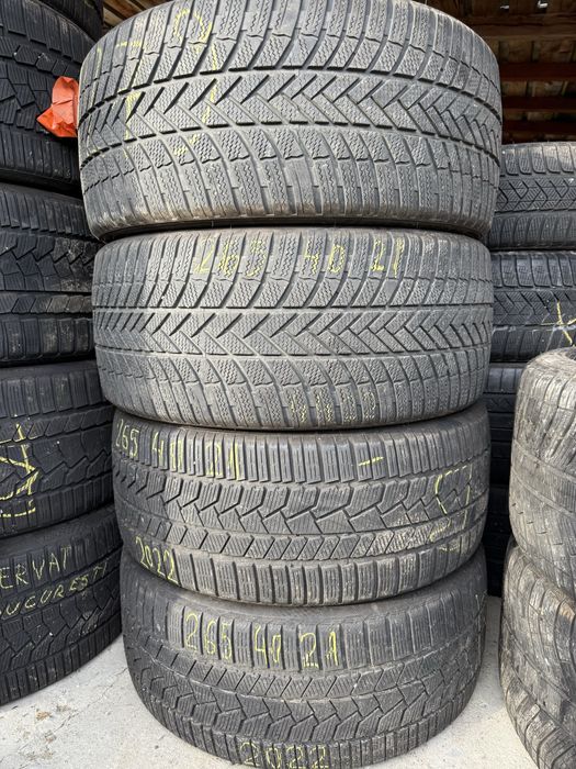 265/40/21” 4 buc Continental-Bridgestone dot 2022.anv M+S Iarnă.Impeca