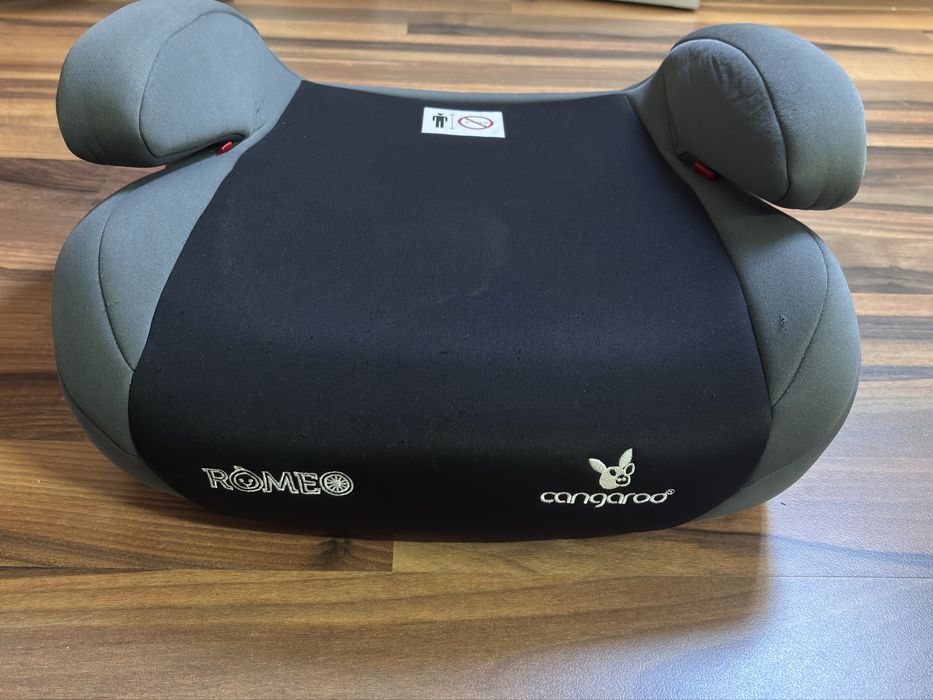 Inaltator, scaun auto Cangaroo - Romeo, Isofix, gri