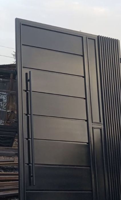 Ворота в стиле хай-тэк