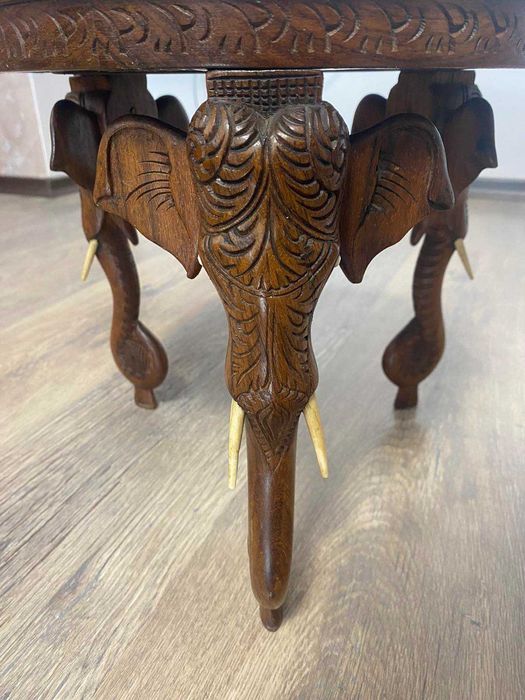 НАМАЛЕНА* Англо-индийска антична помощна маса от 1890г.