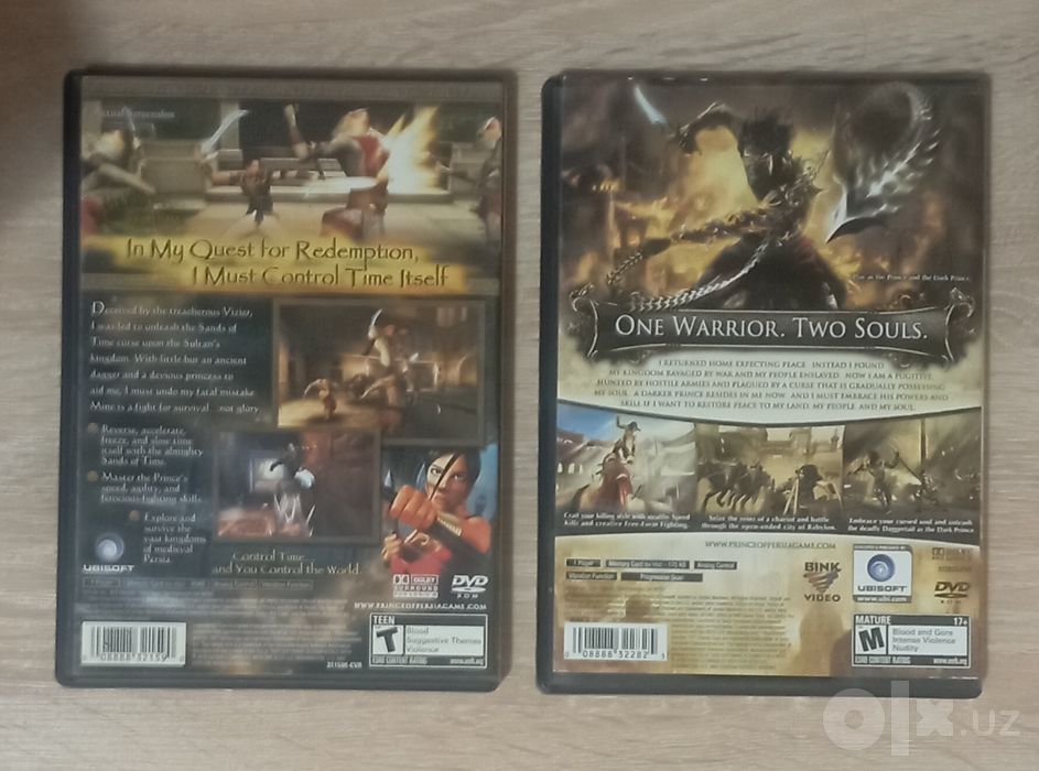 Игры диск для  sony playstation 2  б/у. 2 шт
