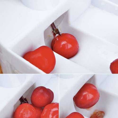 Уред за обезкостяване на череши, бързо и лесно, без цапане, Ruhhy