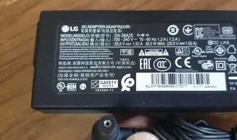 Alimentator LG SoundBar Lg DA-38A25 25V 1.52A