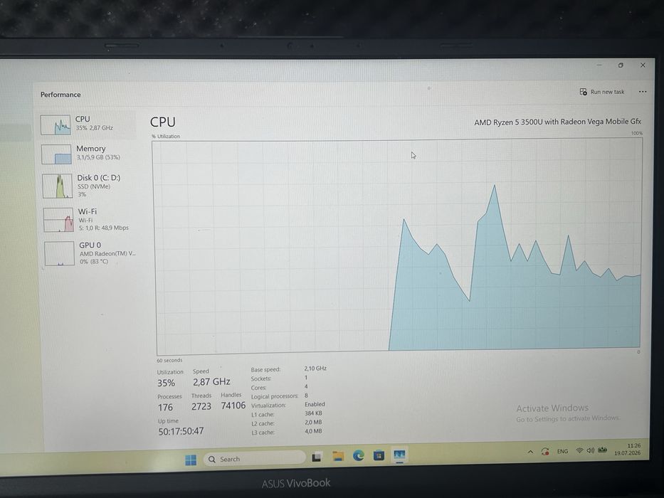Laptop ASUS VivoBook 15 X512D