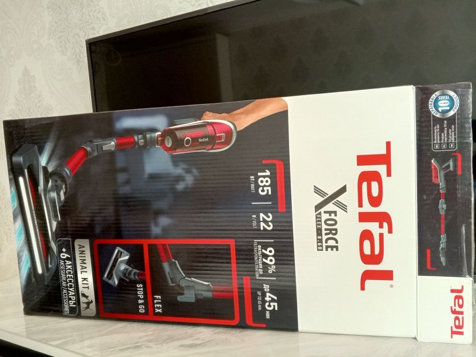Продам пылесос Tefal x force flex 8.60
за 150 000 тг.