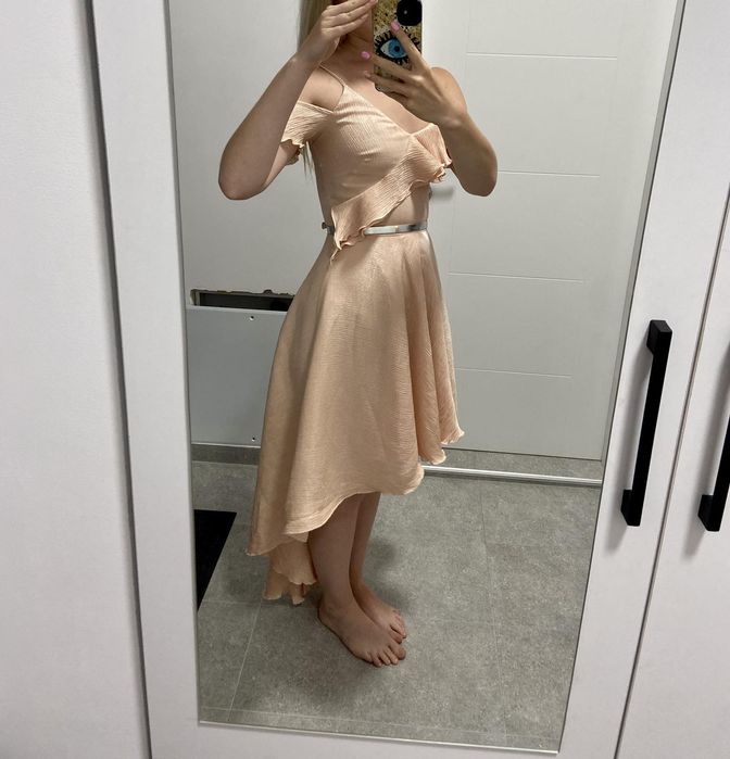 Рокля с бляскав ефект размер 36