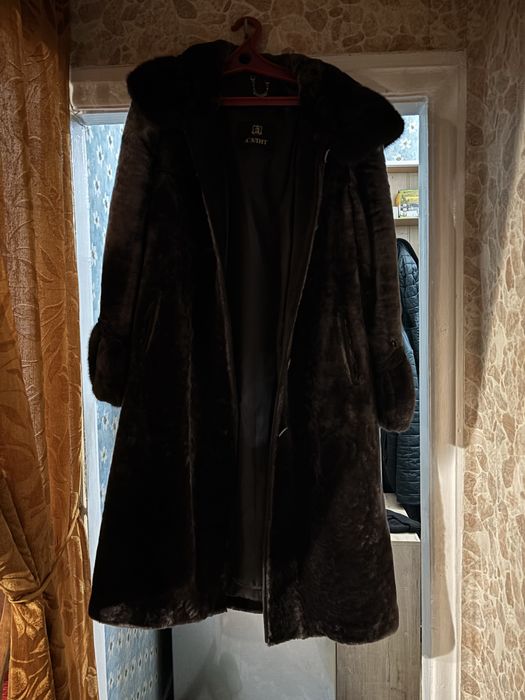 Шуба мутоновая облегченная