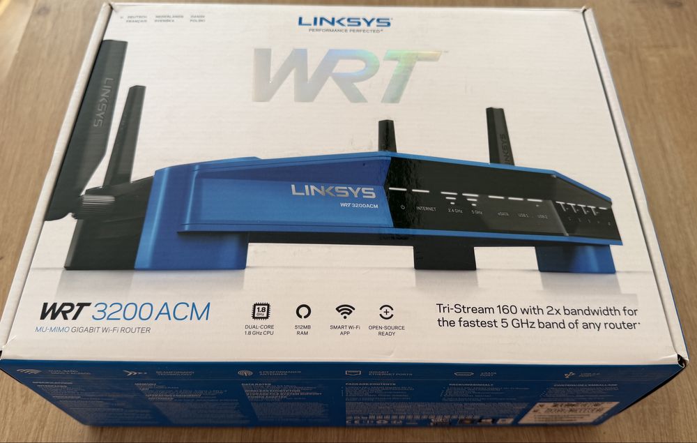 Linksys WRT 3200 ACM openwrt wifi router