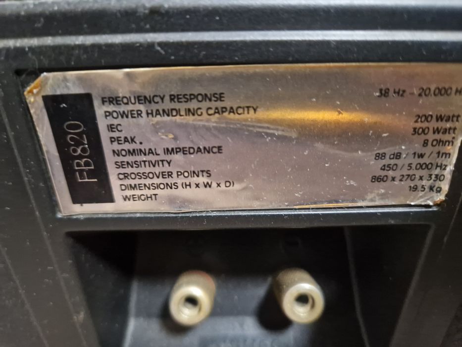 Philips FB 820 Sony scenario