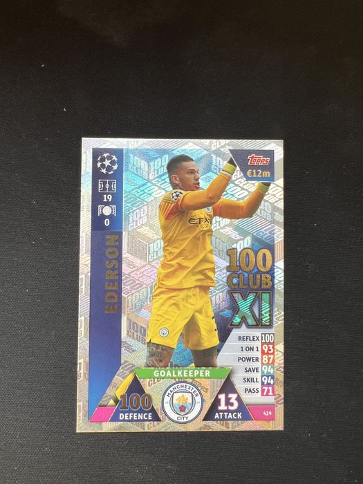 Cartonase match attax 2018/19 neymar/mbappe etc champions league