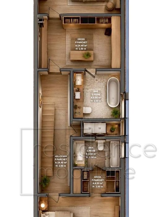 Duplex deosebit 5 camere, zona Voronet