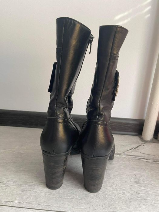 Естествена кожа ботуши