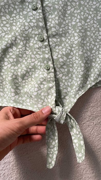 Блуза с къс ръкав HM