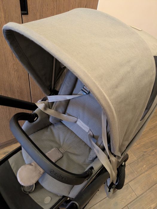 Количка Cybex Talos 3в1 с адаптери, тънък чувал на Cybex и дебел зимен на Jane