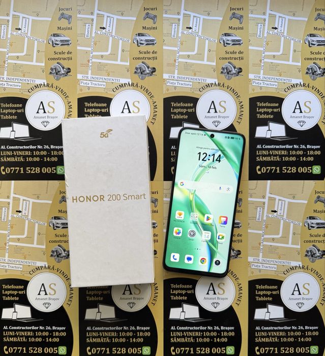Honor 200 Smart  5G 256Gb 4b Ram Black