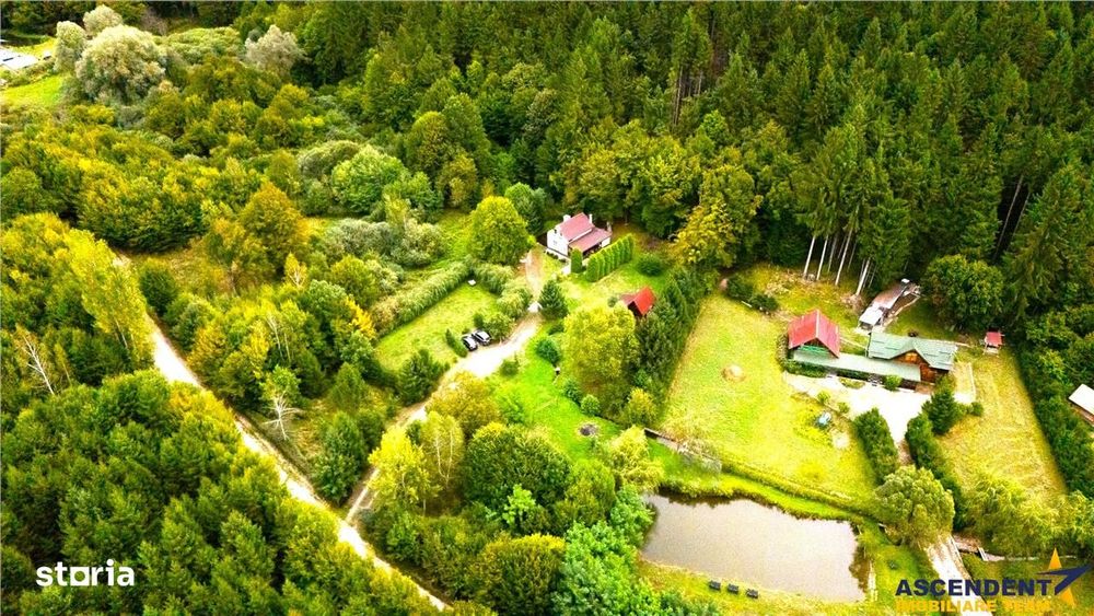 Tur 3D!Cabana de vacanta,zonare valoroasa, cu teren de 2.100 mp,Vladen
