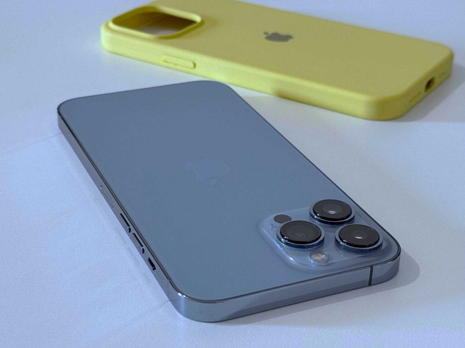 Бартер! Като НОВ! iPhone 13 Pro Max Sierra Blue (Син)