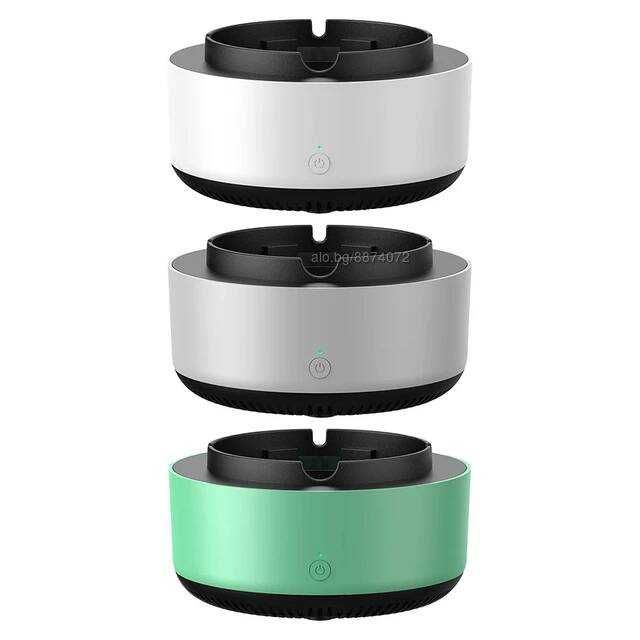 Бездимен пепелник,премахва дима и миризмата/Таймер/Батерии-3 цвята