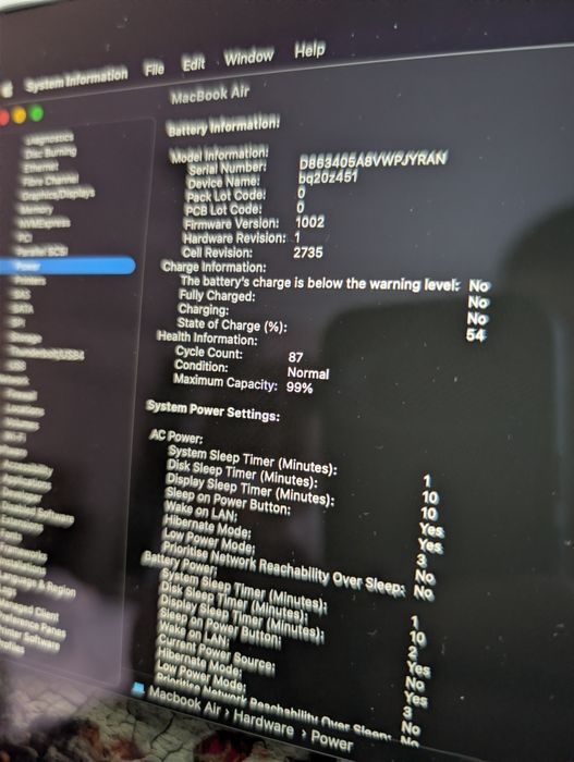 Apple Macbook Air M1 8GB 256GB
