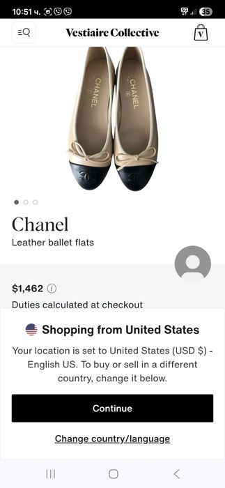 CHANEL дамски обувки 39 номер.