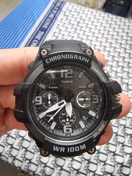 CASIO MCW100H    часы хронограф WR100M