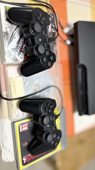 Joc Consola Ps3 Playstation Slim+GTA 4Jocuri+Controller Wireless-HDMI-