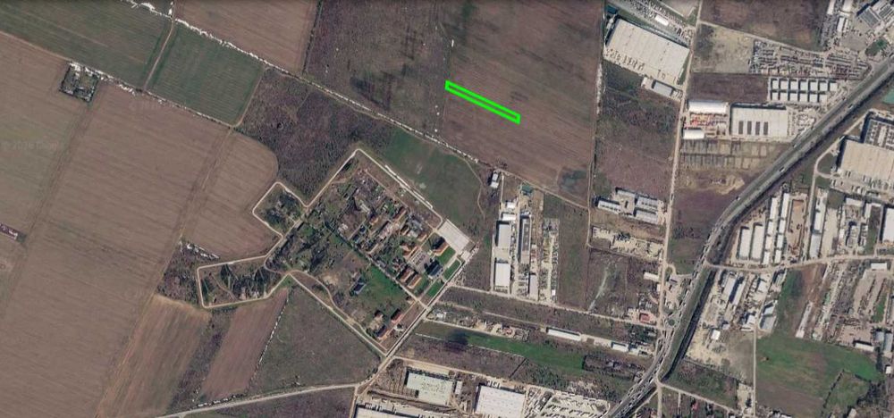 Teren Dragomiresti Vale 3700 mp zona industriala centura Rudeni (Petrom centura)