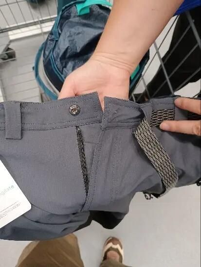 PantalonWilder gri negru bărbați - 44 - produs resigilat Decathlon