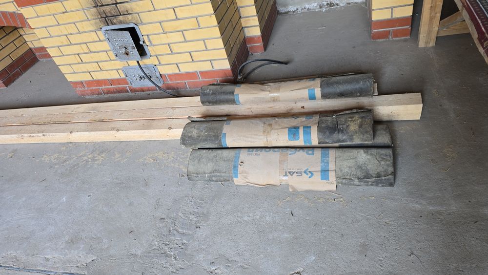 6 м агаш және рубероидтар 5 шт