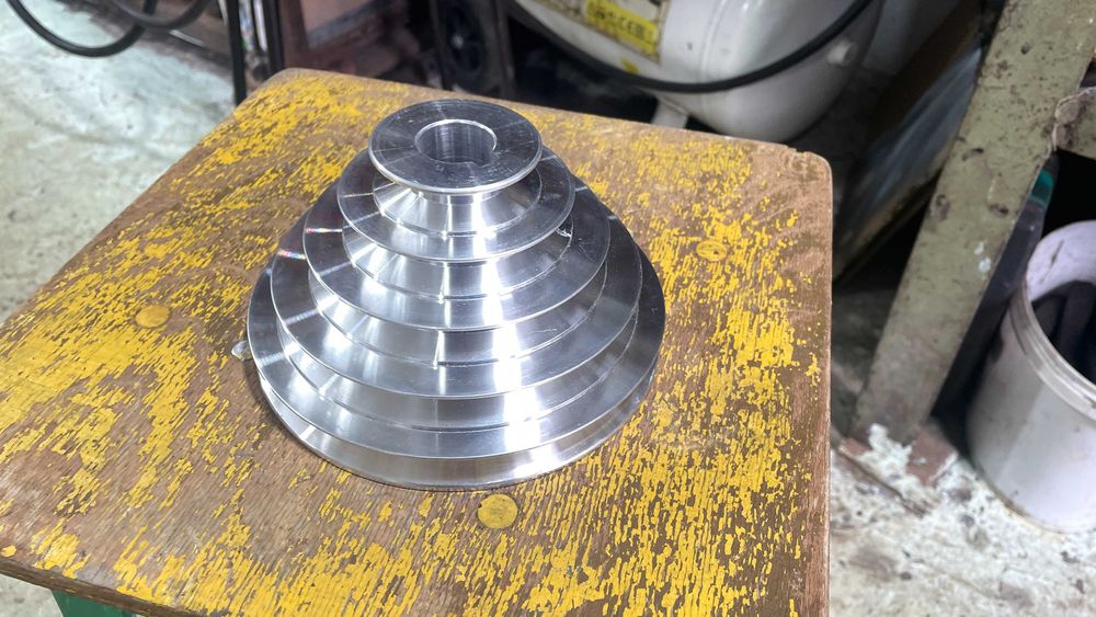шкив алюминиевый новый