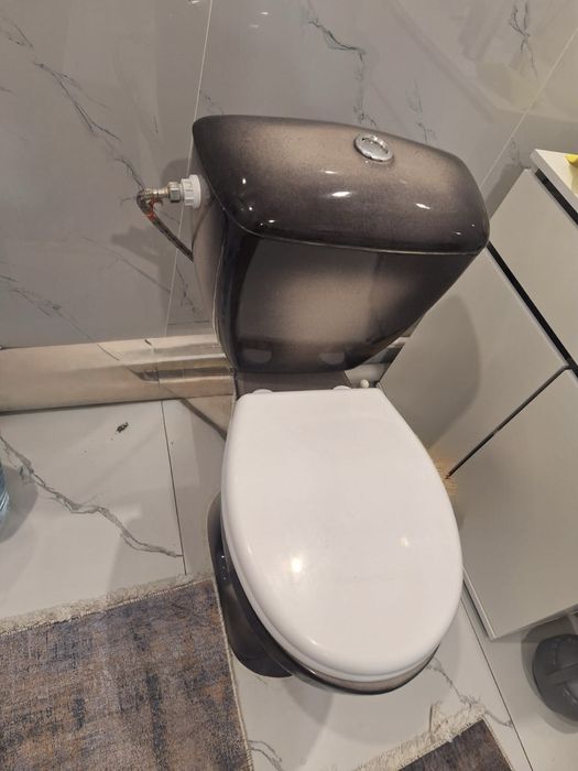 Продам комплект унитаз и раковину тюльпан