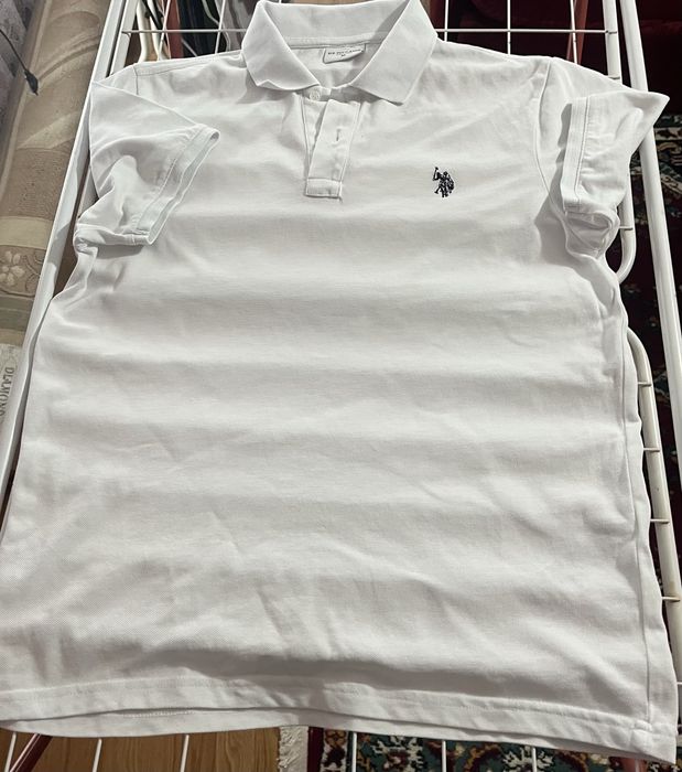 Бяла тениска us polo assn