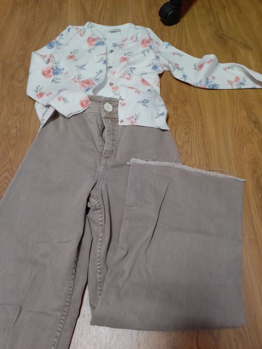 Дънки Zara kids и жилетка