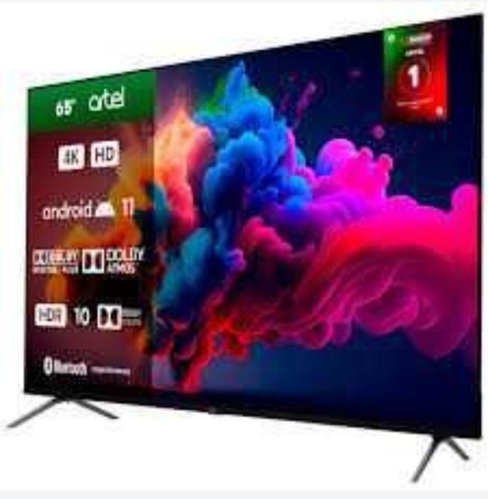 Artel smart tv 65 4K yangi karobkadan ochilmagan holi
